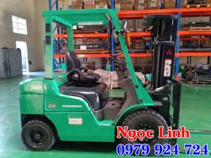 hình ảnh thật của xe nâng dầu mitsubishi