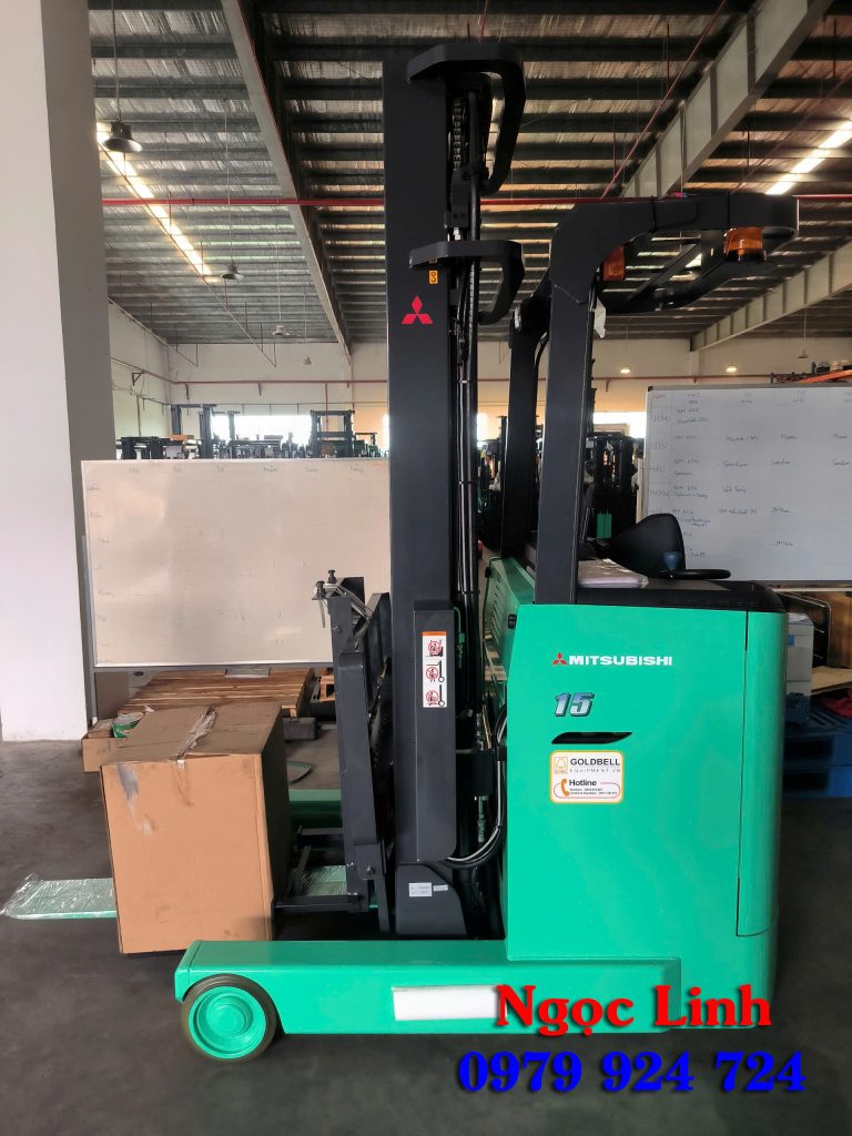 Xe nâng điện đứng lái Mitsubishi 1.5 tấn 5 xe nâng điện đứng lái Mitsubishi 1.5 tấn